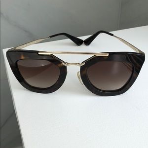 Prada Havana cat eye sunglasses in tortoise